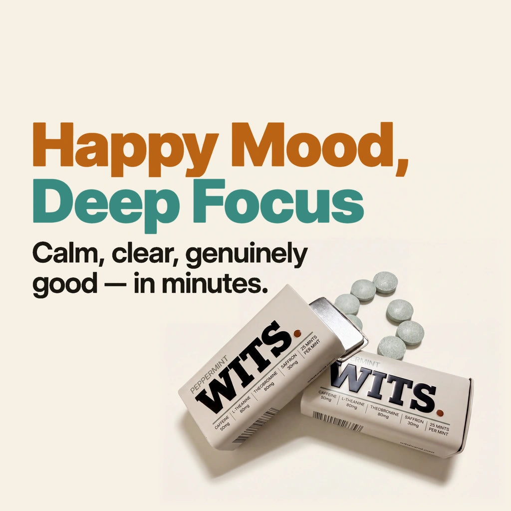 Happy Mood, Deep Focus — WITS Peppermint Focus Mints