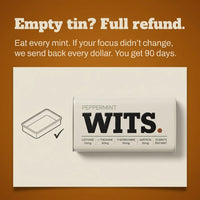 Empty tin? Full refund