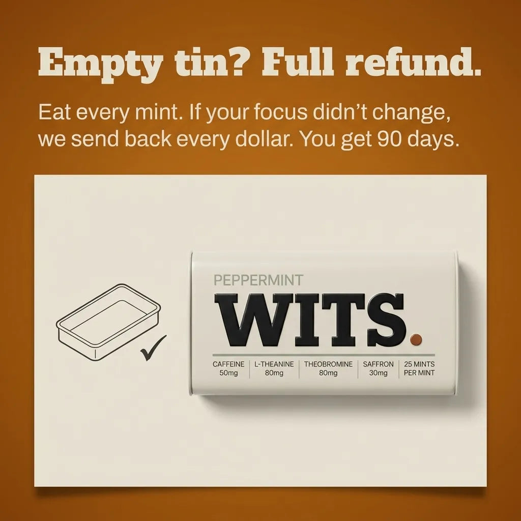 Empty tin? Full refund