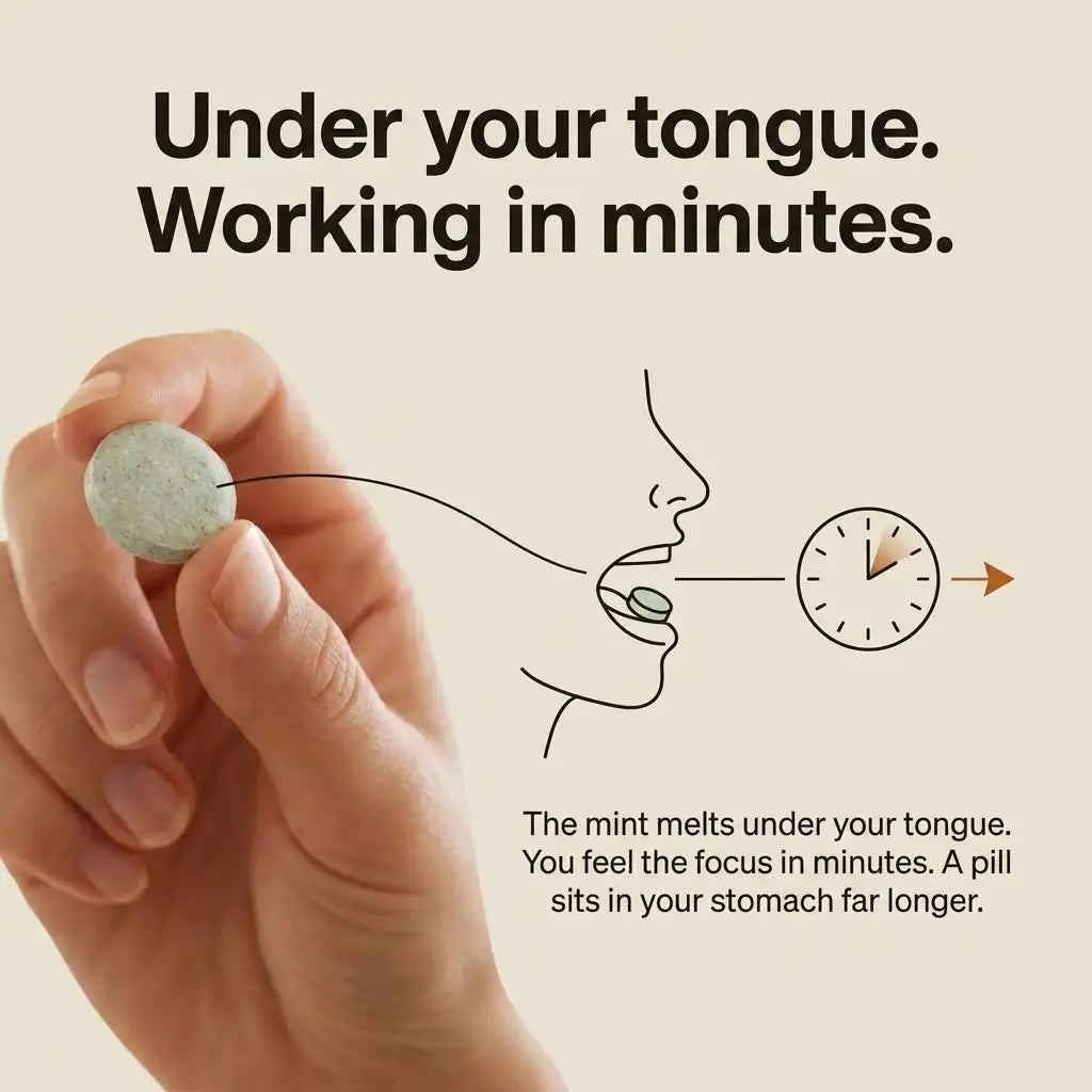 Under the tongue for speed