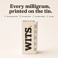 Every milligram printed on the tin